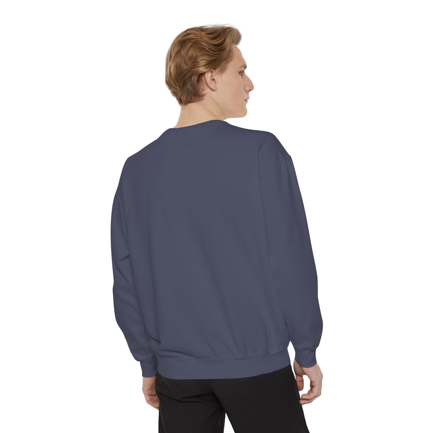 Retro Garment-Dyed Sweatshirt with Converse Design, Unisex Casual Wear, Cozy Fall Fashion, Gift for Friends, Remember to Keep it 110