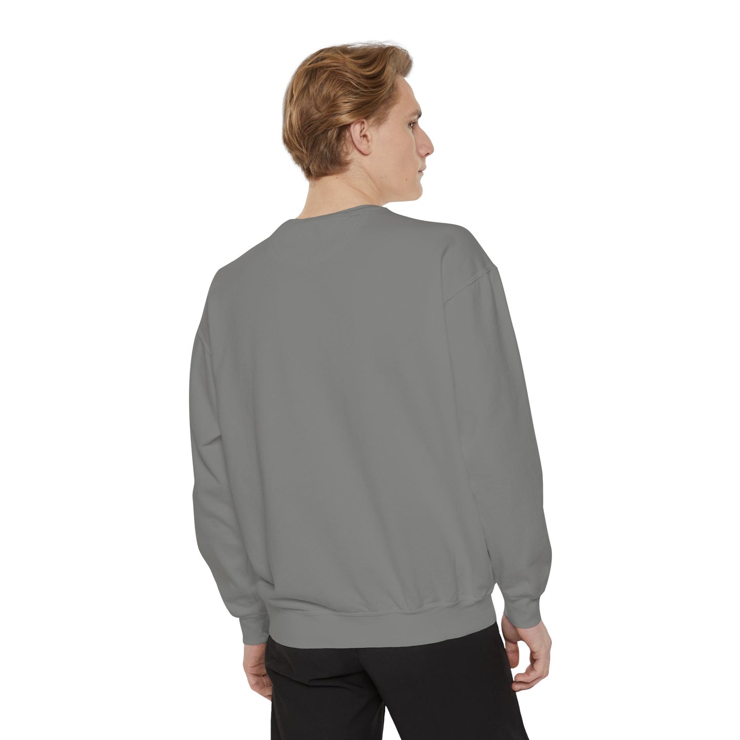Retro Garment-Dyed Sweatshirt with Converse Design, Unisex Casual Wear, Cozy Fall Fashion, Gift for Friends, Remember to Keep it 110