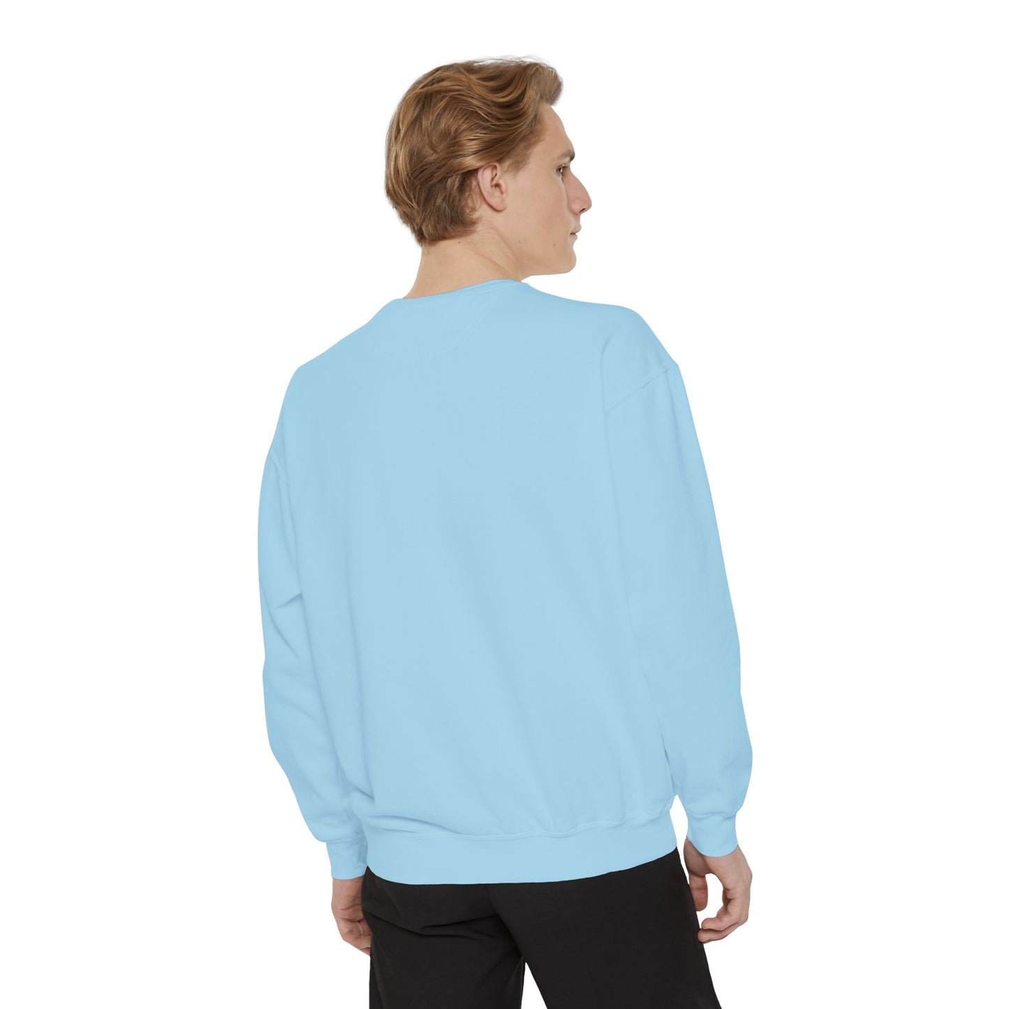Retro Garment-Dyed Sweatshirt with Converse Design, Unisex Casual Wear, Cozy Fall Fashion, Gift for Friends, Remember to Keep it 110