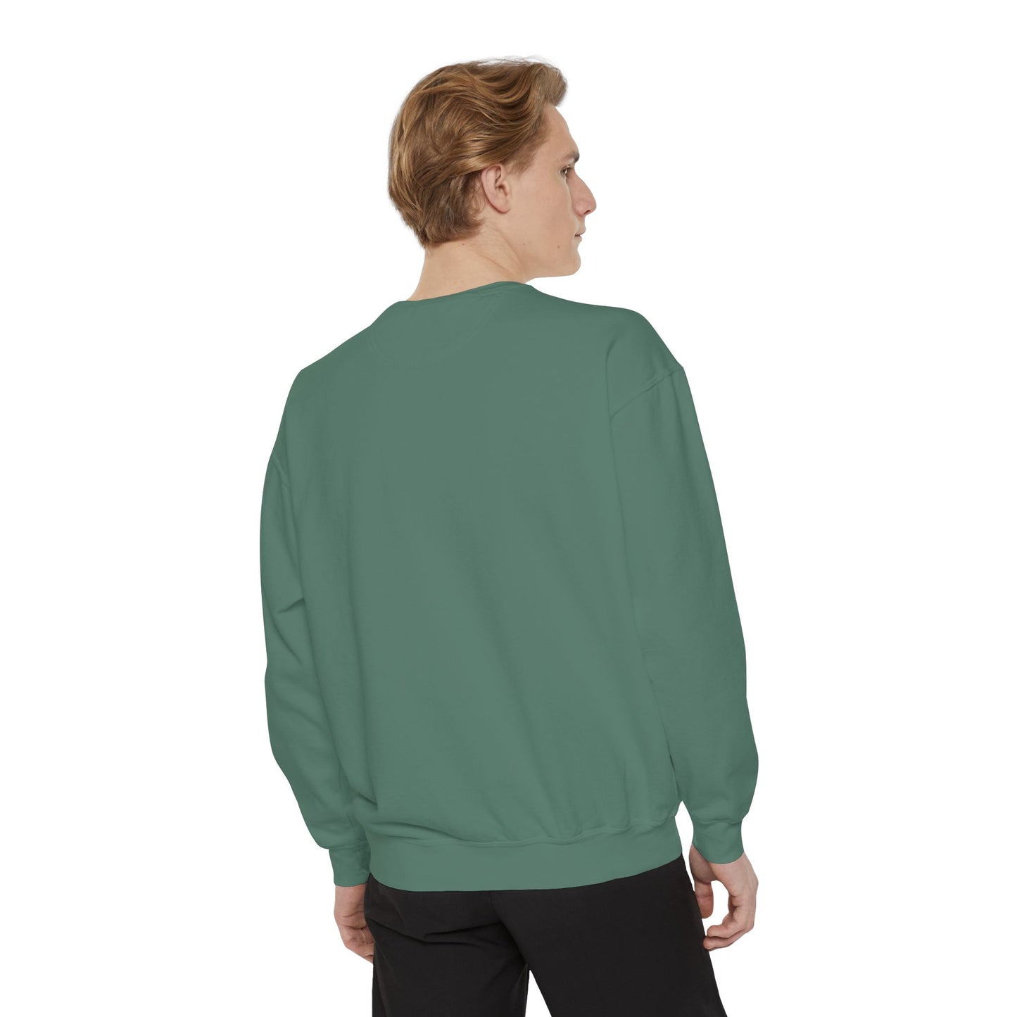 Retro Garment-Dyed Sweatshirt with Converse Design, Unisex Casual Wear, Cozy Fall Fashion, Gift for Friends, Remember to Keep it 110