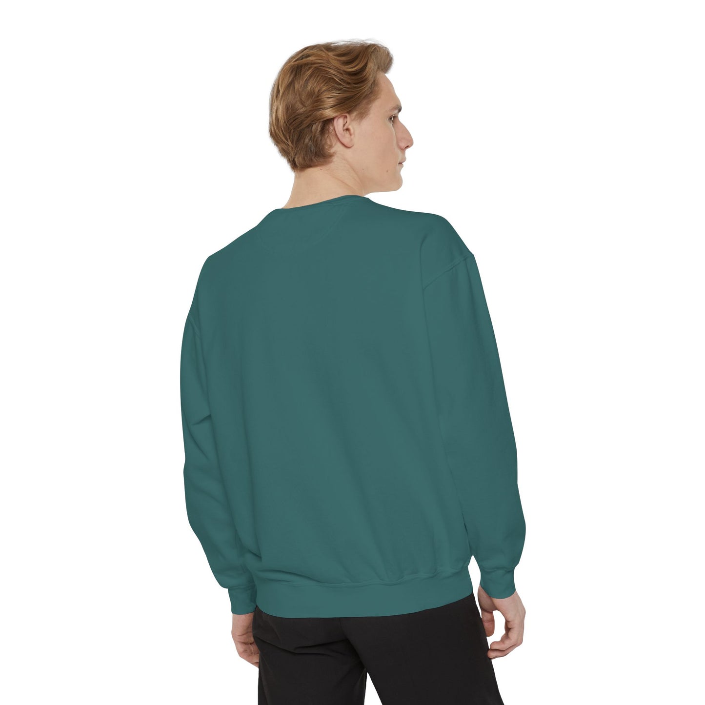 Retro Garment-Dyed Sweatshirt with Converse Design, Unisex Casual Wear, Cozy Fall Fashion, Gift for Friends, Remember to Keep it 110